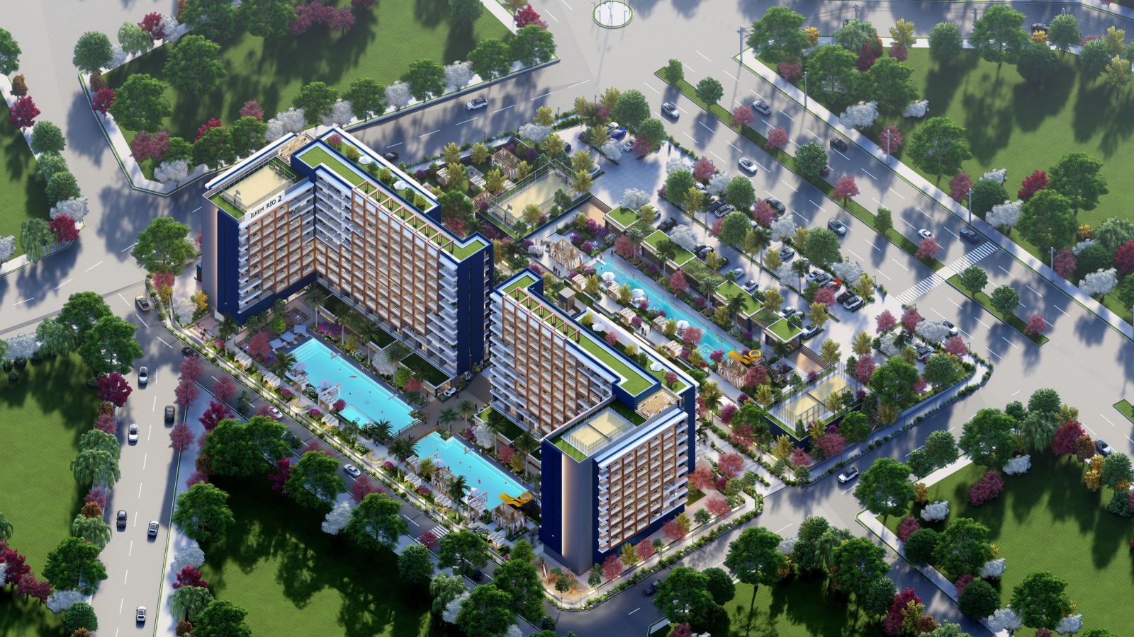 YAŞAM KALİTESİNİ YENİDEN TANIMLAYIN - HERŞEYİN DÜŞÜNÜLDÜĞÜ  2  BLOKTAN OLUŞAN LÜKS BİR PROJE